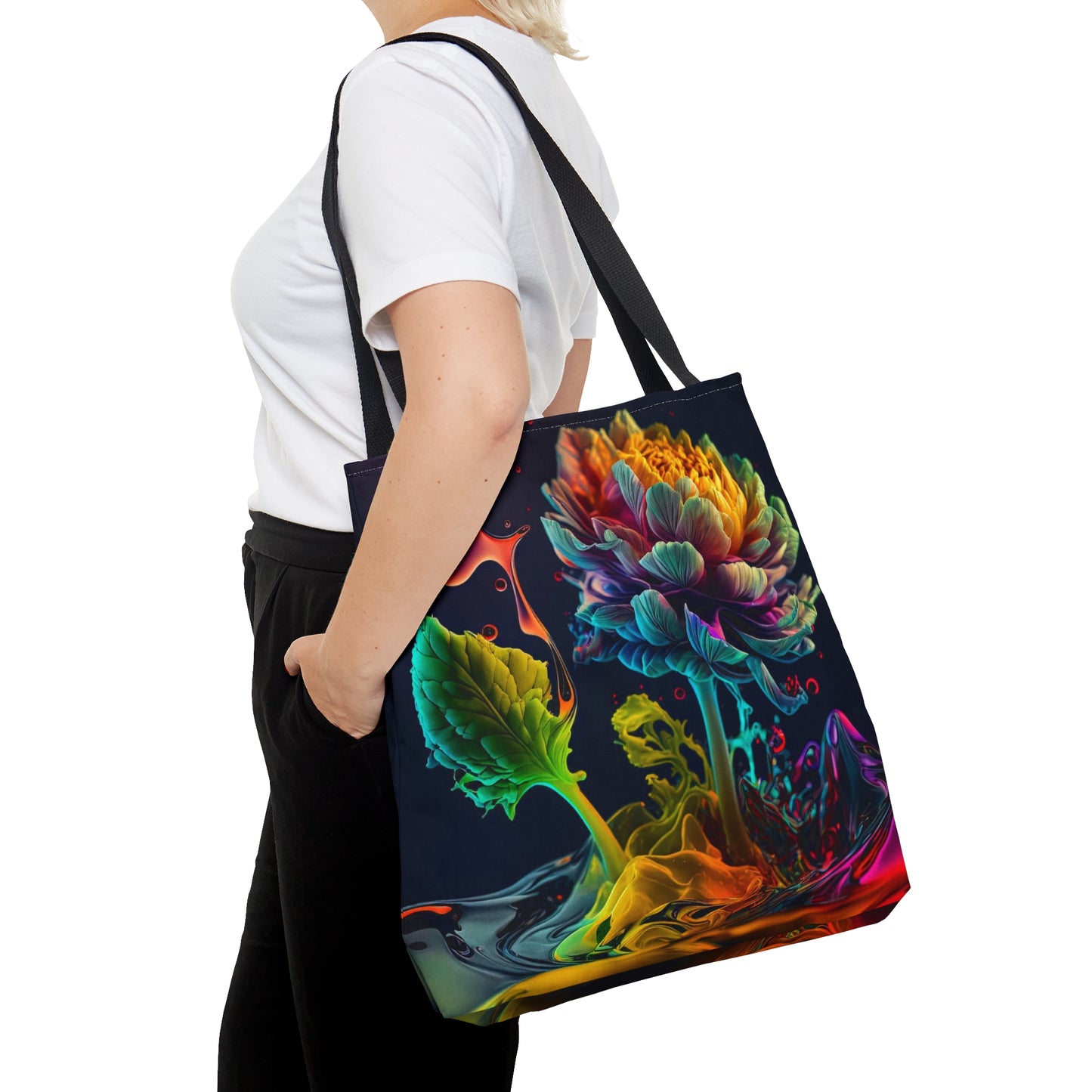 Artistic tote bag, oil painting inspired, Watercolor inspired design, abstract art tote bag, painting tote, creative fashion, artist fashion