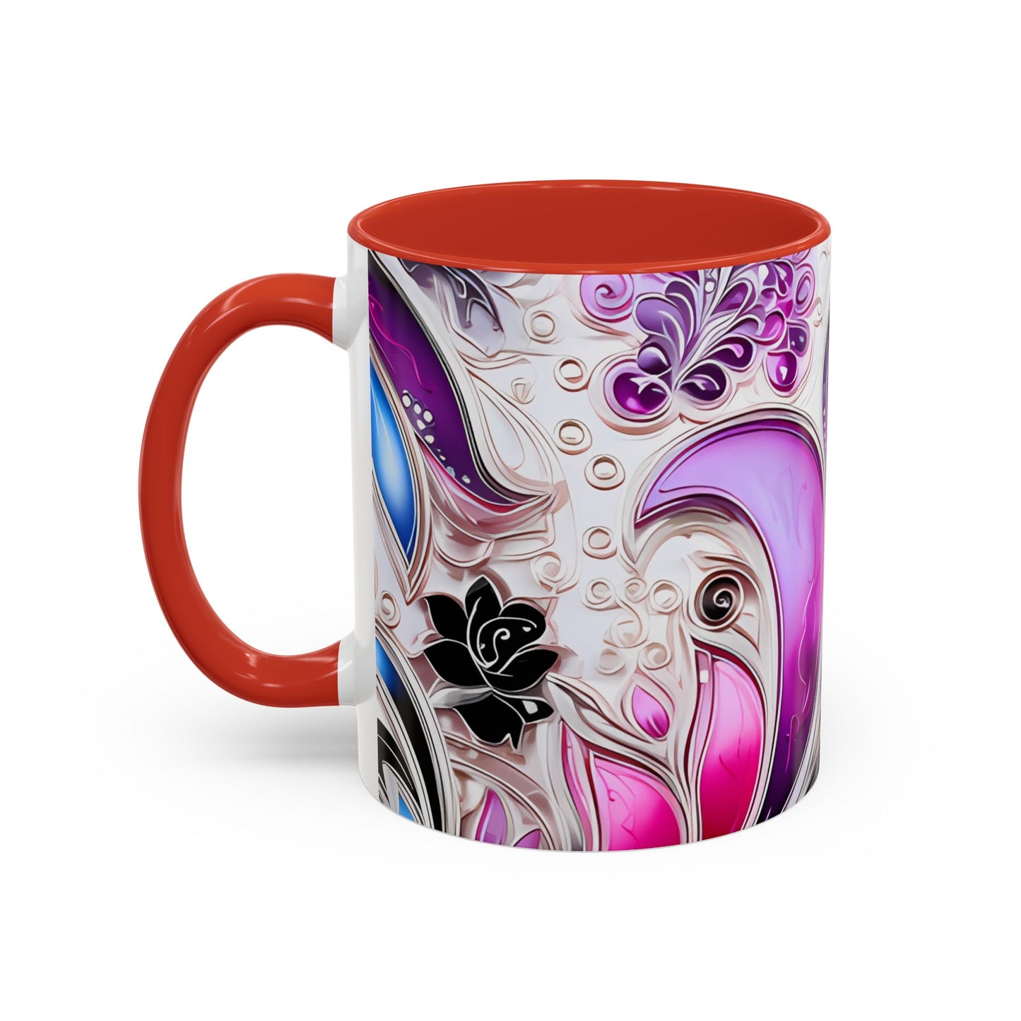 Ceramic coffee mug Ai image printed Hot beverage casual soup cup keeps the pride of Caffine alive with a morning cup of coffee Ai style 11oz