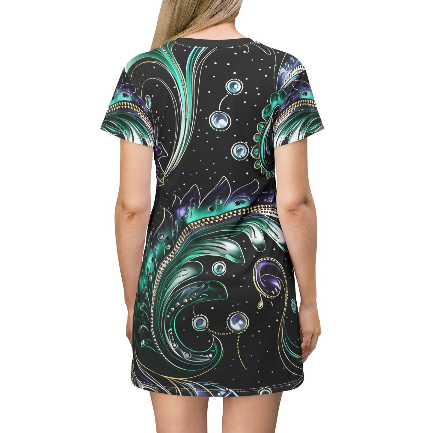 Spring dress T comfortable breathable flower design leisure wear Spring T love of paisleys spring Feminine wear casual women's wear