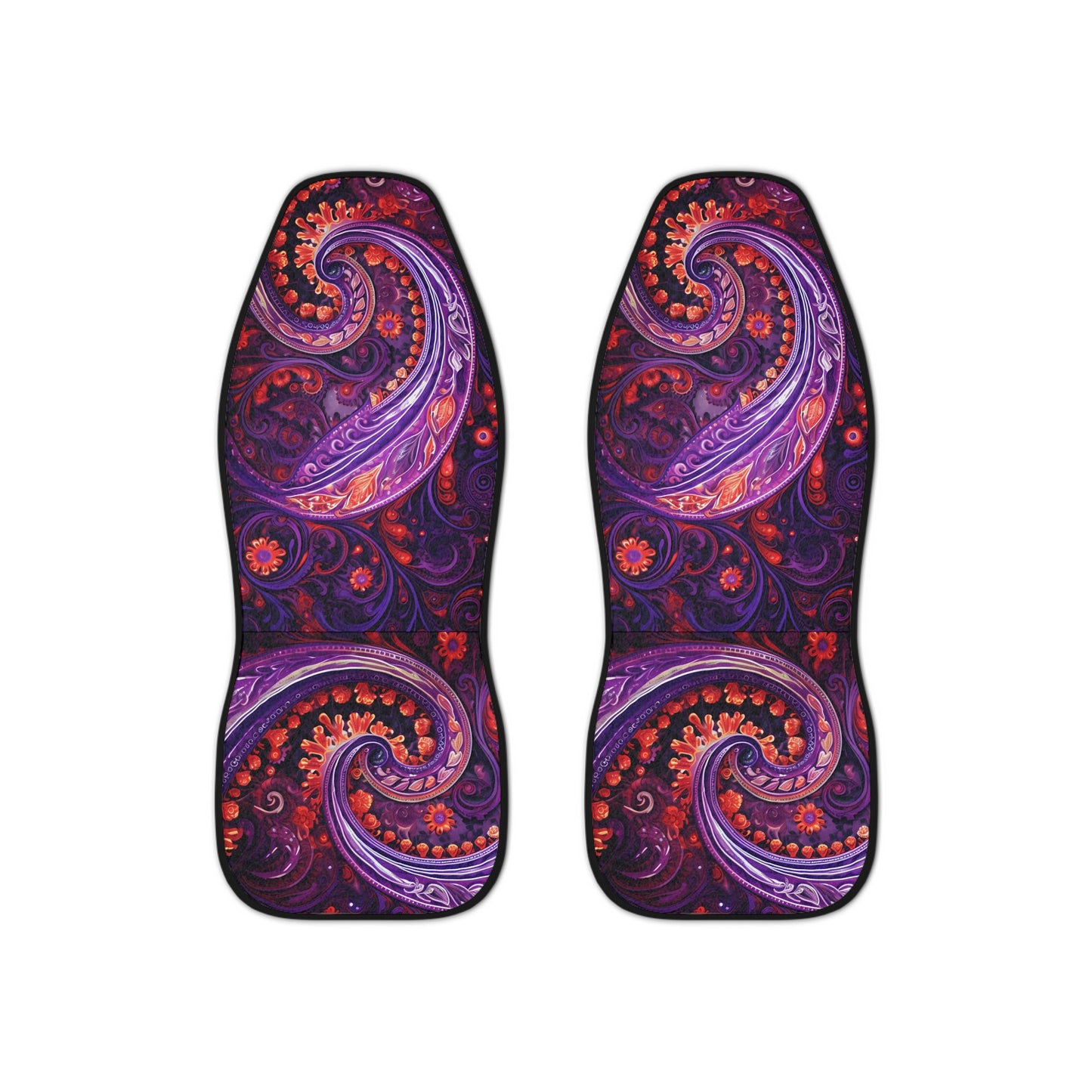 Car Seat Covers with a regal paisley twist Protect your seats with a stylish design made with Ai graphics