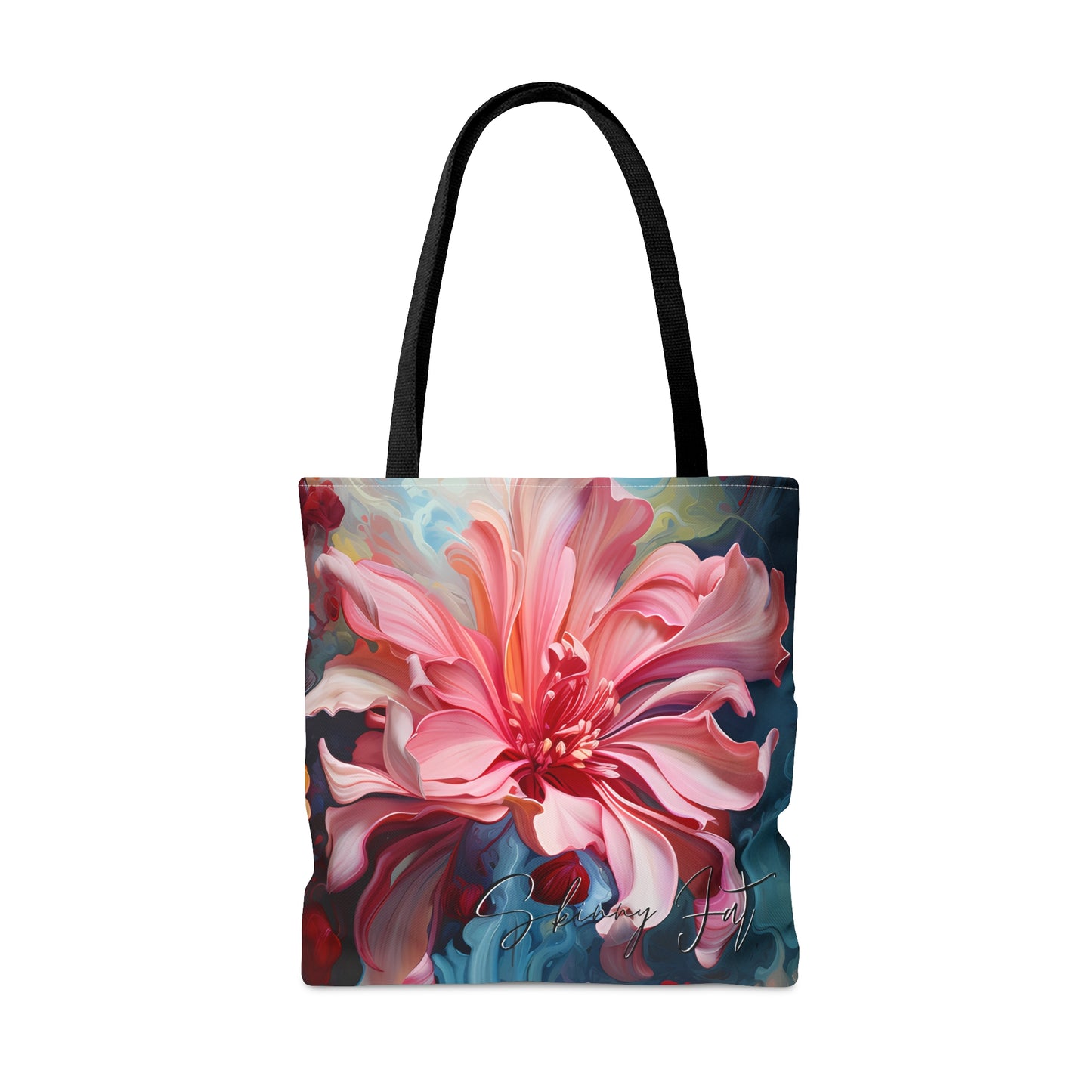 Floral tote bag ai graphic inspired snack pack tote stylish tote bag for travel cool shopping bag casual carrying tote