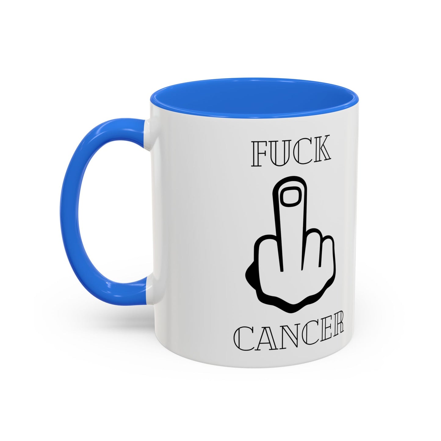 Colorful Mugs, 11oz, cancer cup, down with cancer