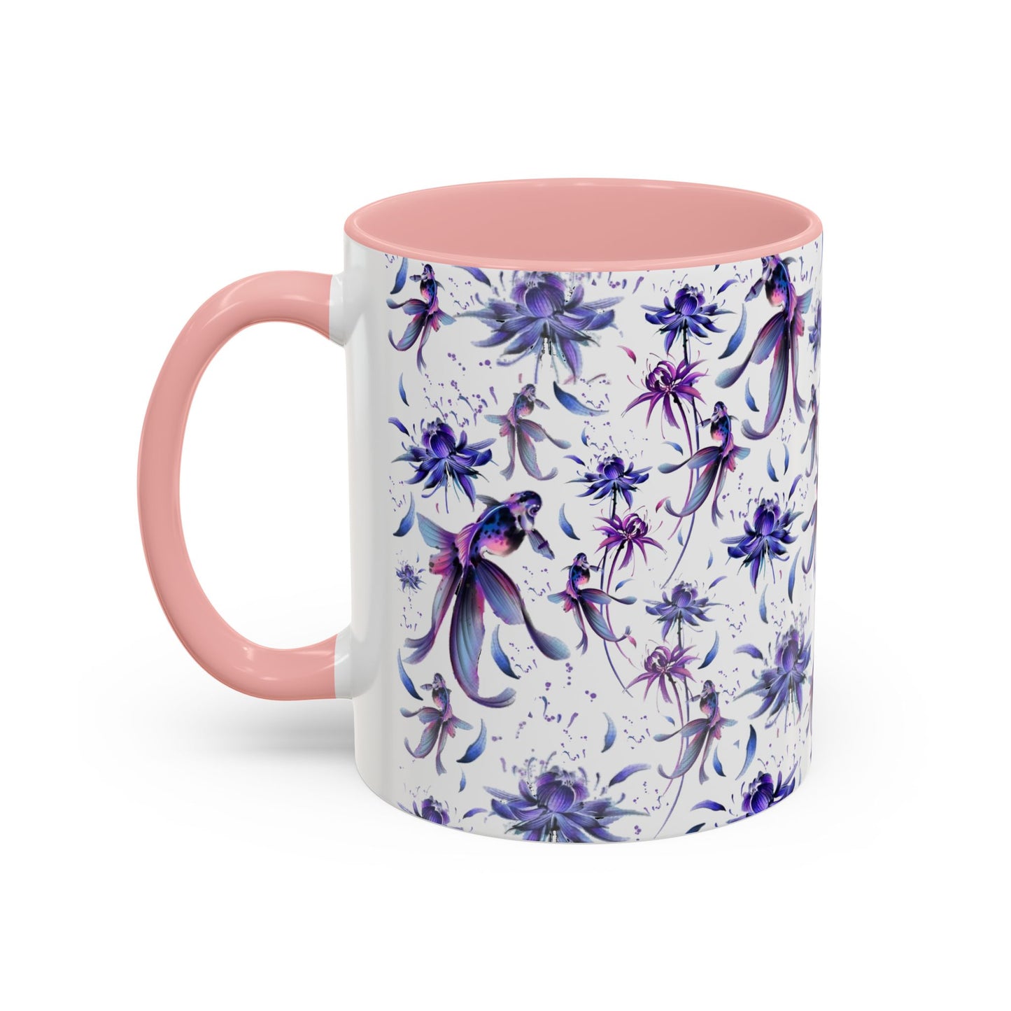 Flower print ceramic coffee mug Hot beverage casual soup mug keep the street life alive with a morning cup of coffee graffiti style