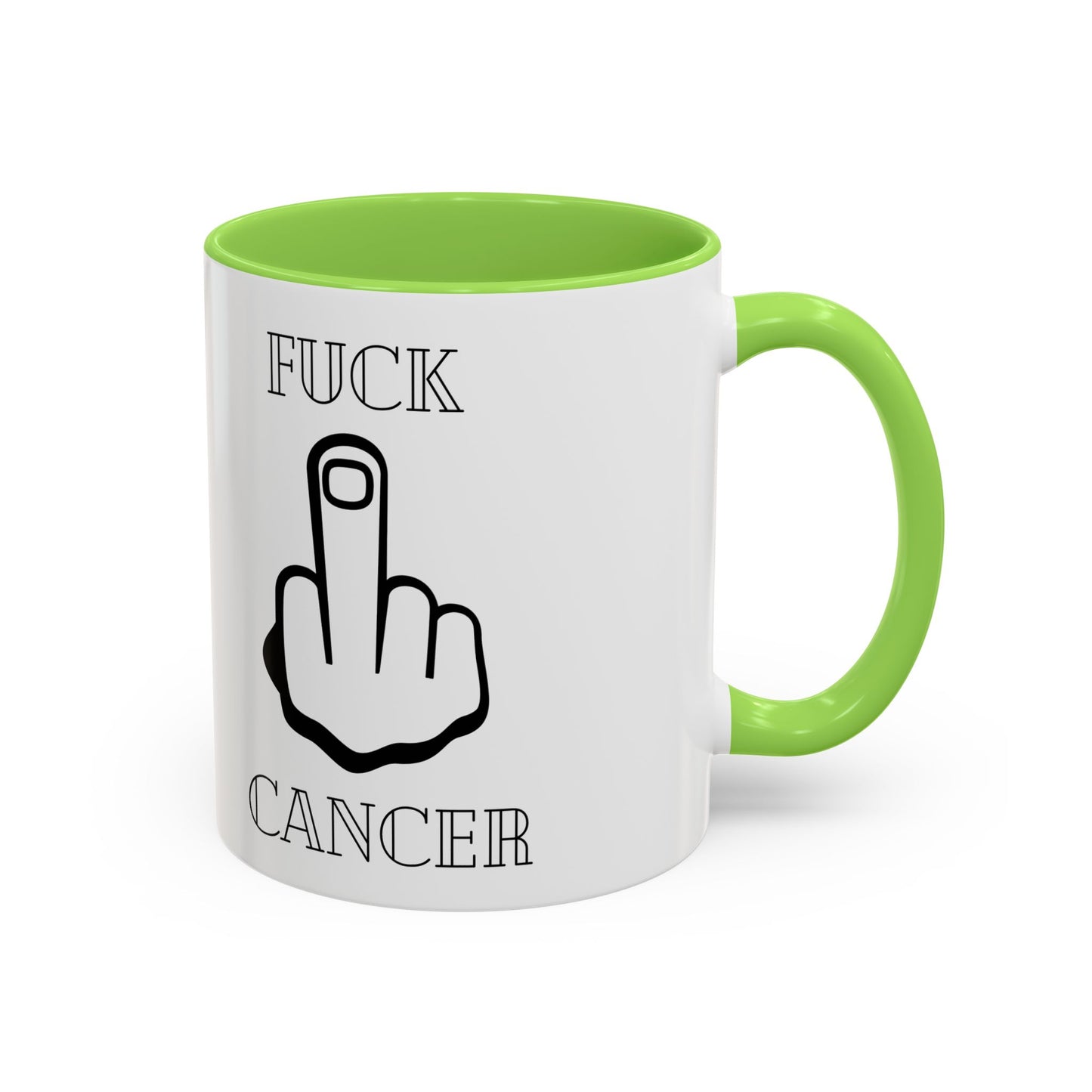 Colorful Mugs, 11oz, cancer cup, down with cancer