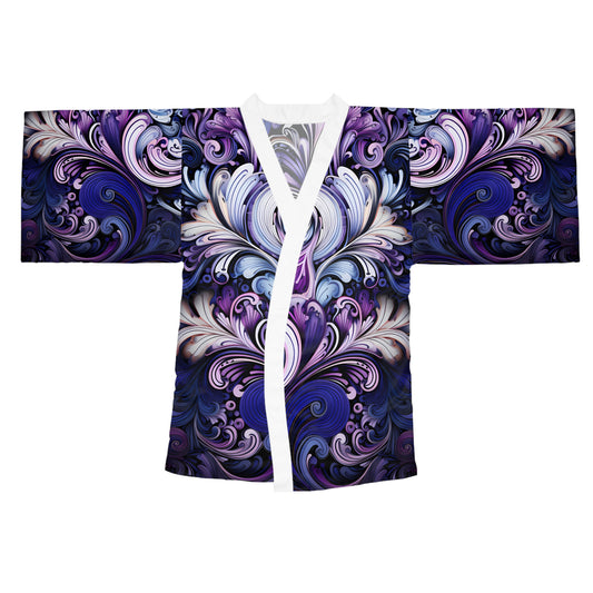 Womens kimono comfortable breathable paisley design leisure wear Spring kimono love of a regal spring Feminine wear casual womens wear