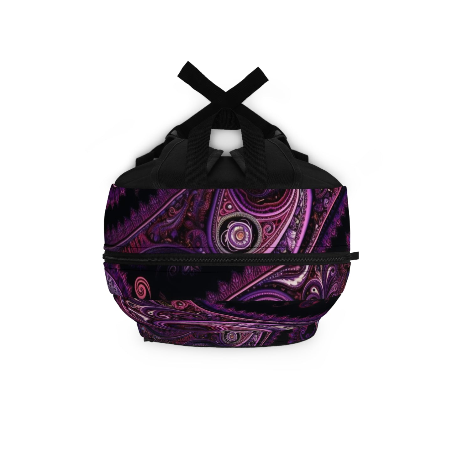 Student backpack bag paisley inspired Watercolour inspired design abstract art shoulder bag art tote creative fashion artist fashion makeup