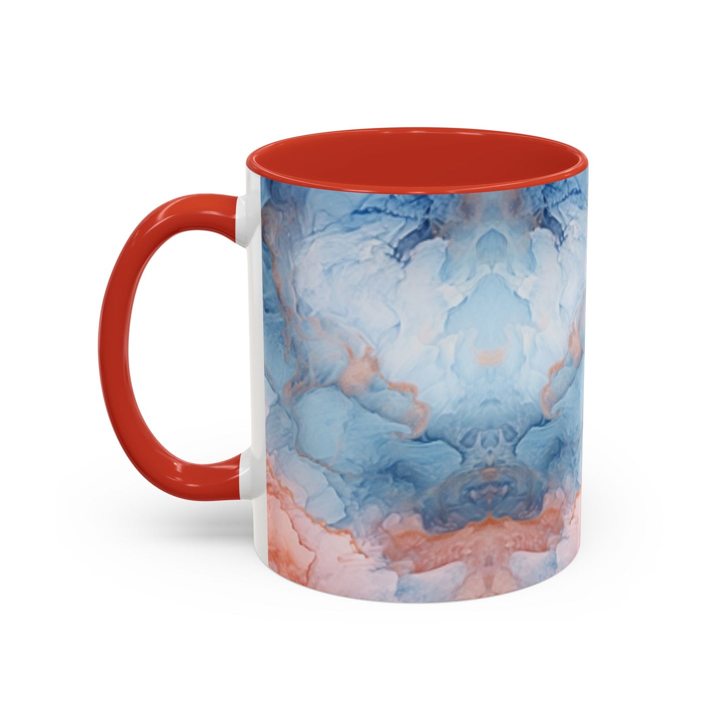 Marble print coffee mug Ai image Hot beverage casual soup cup keeps the pride of Caffine alive with a morning cup of coffee Ai style 11oz