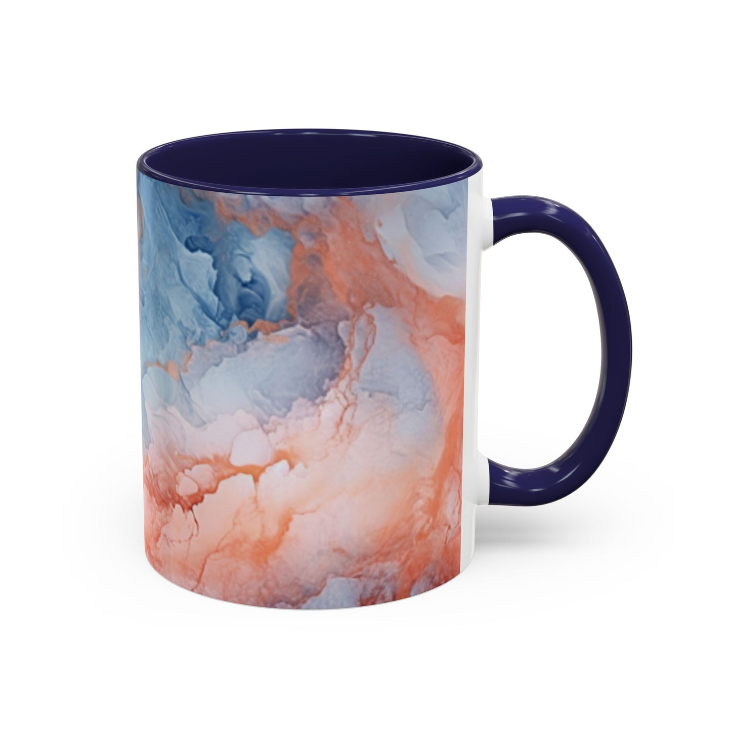 Marble print coffee mug Ai image Hot beverage casual soup cup keeps the pride of Caffine alive with a morning cup of coffee Ai style 11oz