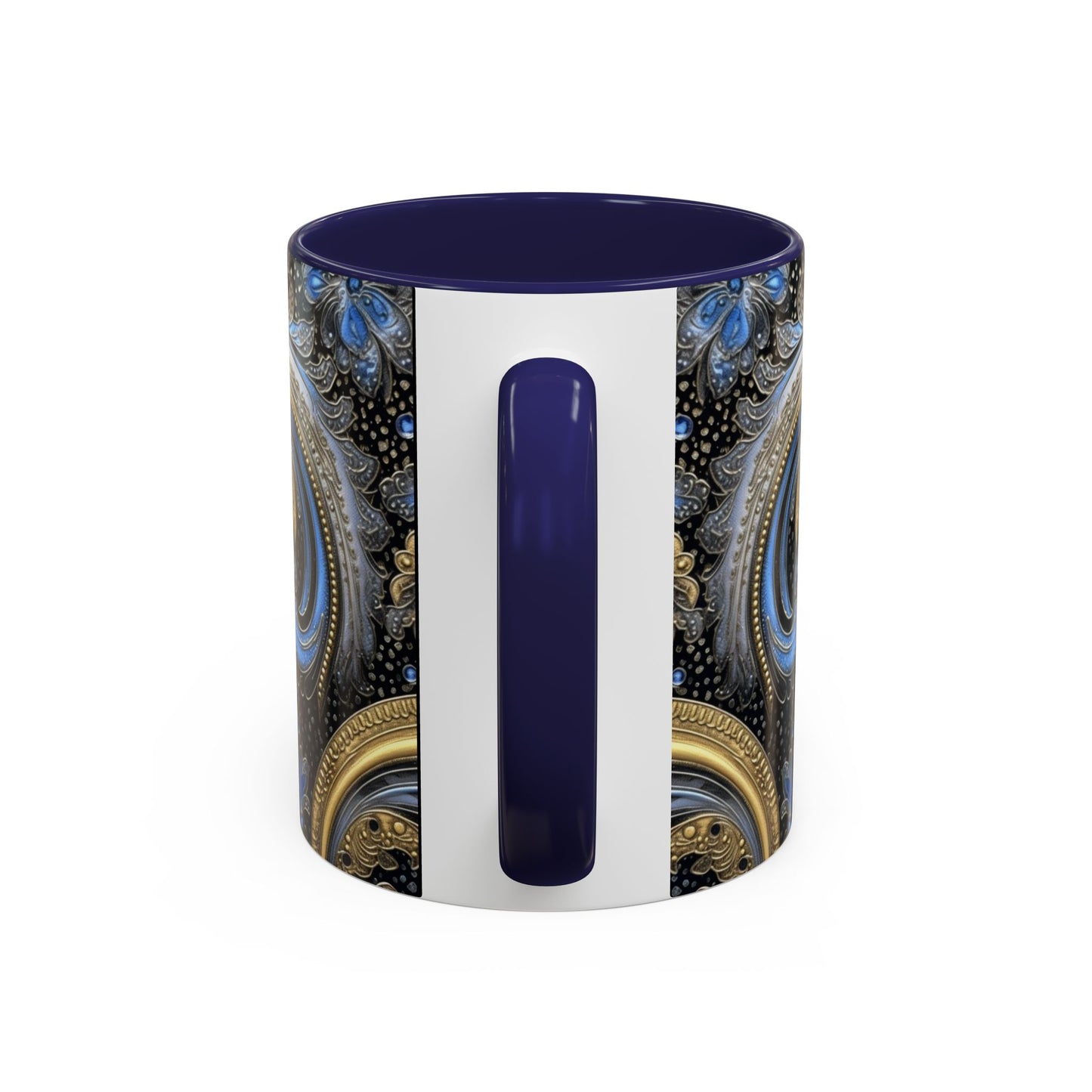 Paisley print ceramic coffee mug Hot beverage soup mug keep the street life alive with a morning cup of coffee graffiti regal style 11oz