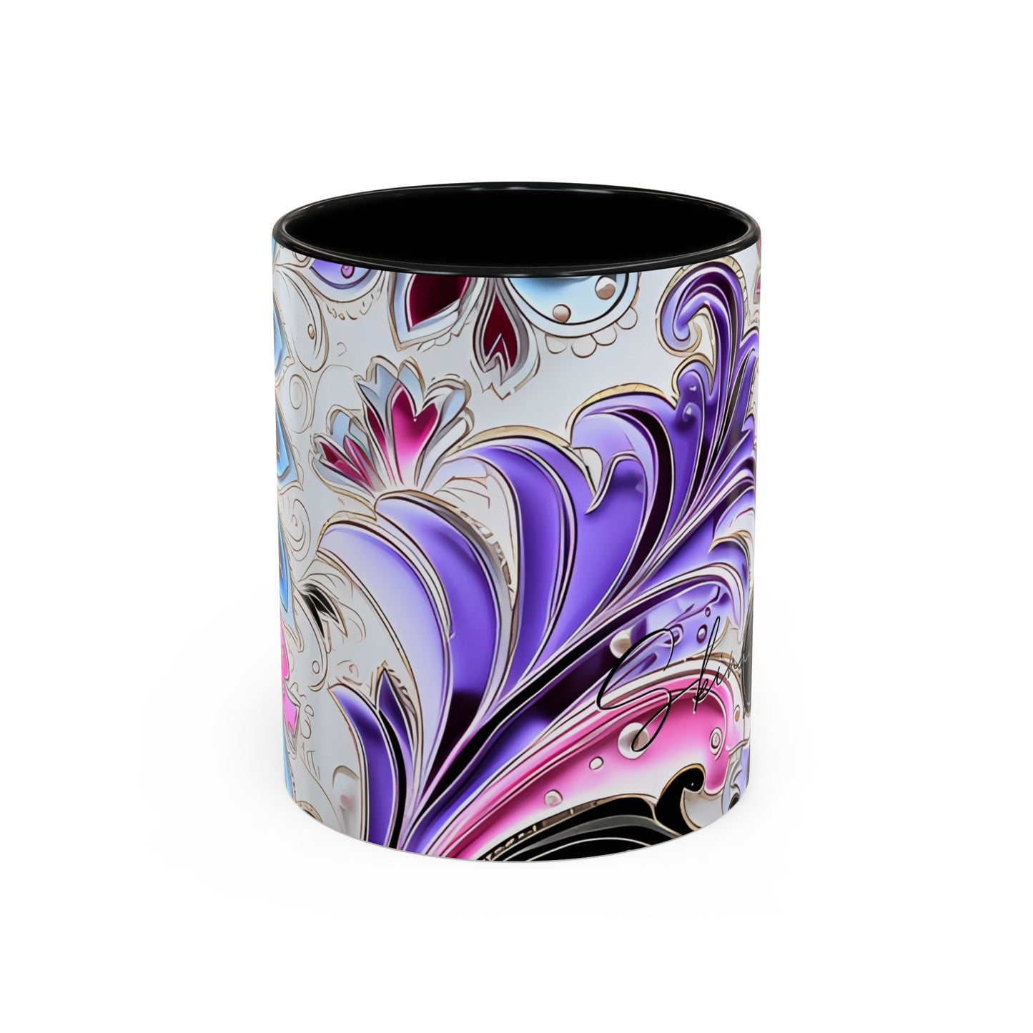 Ceramic coffee mug Ai image printed Hot beverage casual soup cup keeps the pride of Caffine alive with a morning cup of coffee Ai style