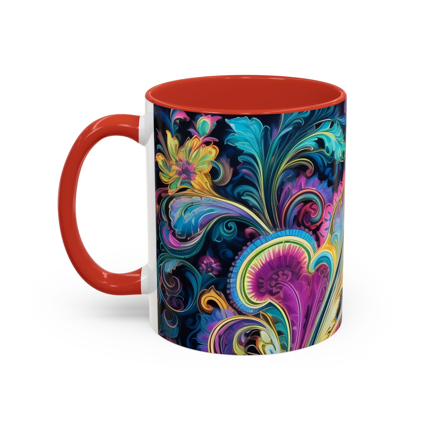 Ceramic coffee mug Ai image printed Hot beverage casual soup cup keeps the pride of Caffine alive with a morning cup of coffee Ai style 11oz