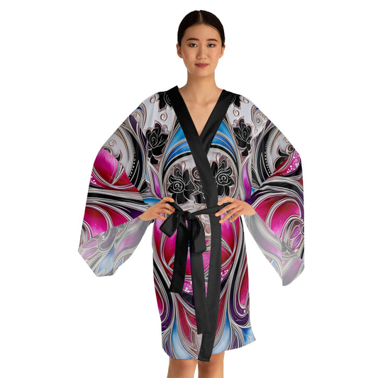 Womens kimono comfortable breathable paisley design leisure wear Spring kimono love of a regal spring Feminine wear casual womens wear