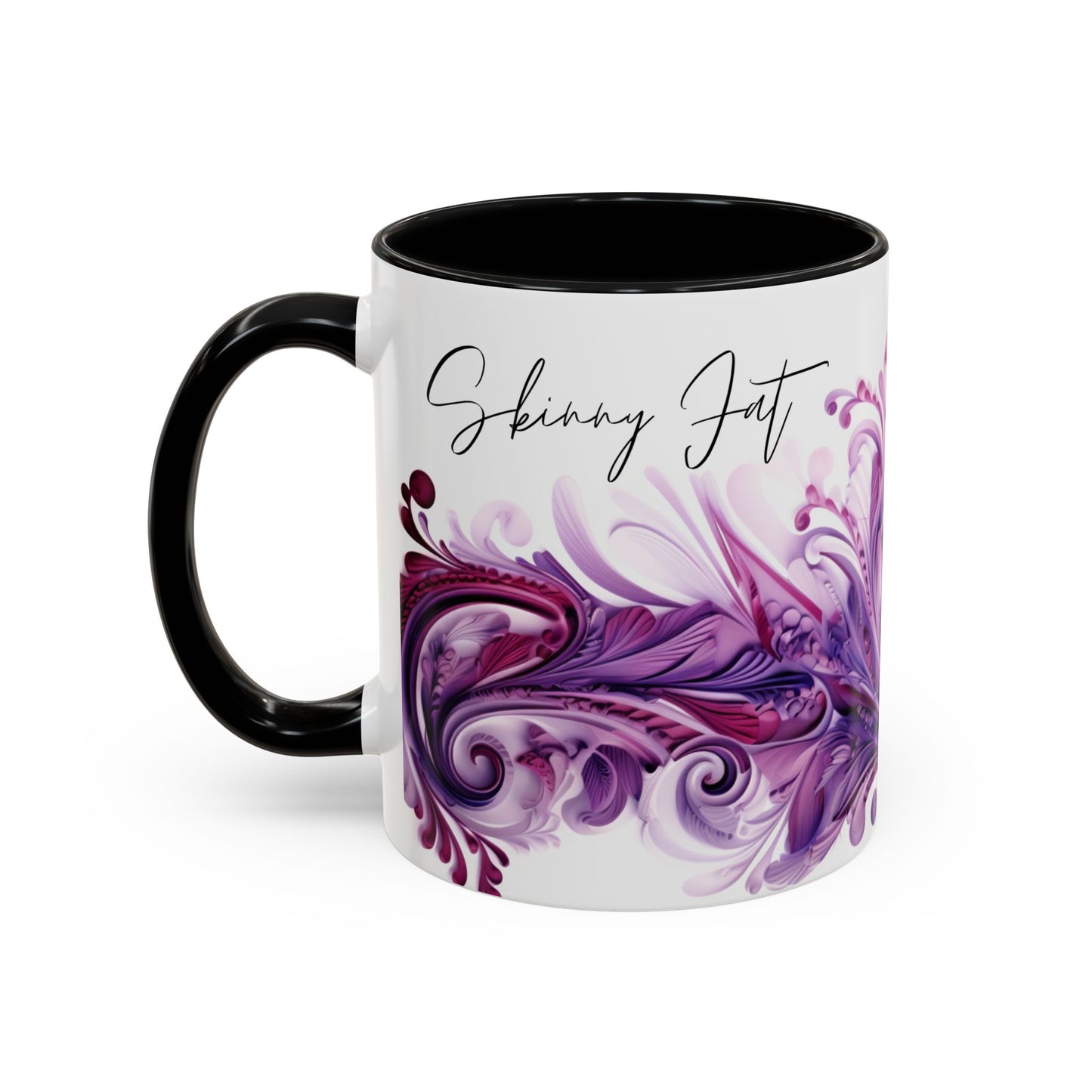 Coffee mug Paisley print ceramic Hot beverage casual soup cup keep the caffeine life alive with a morning drink of coffee regal style