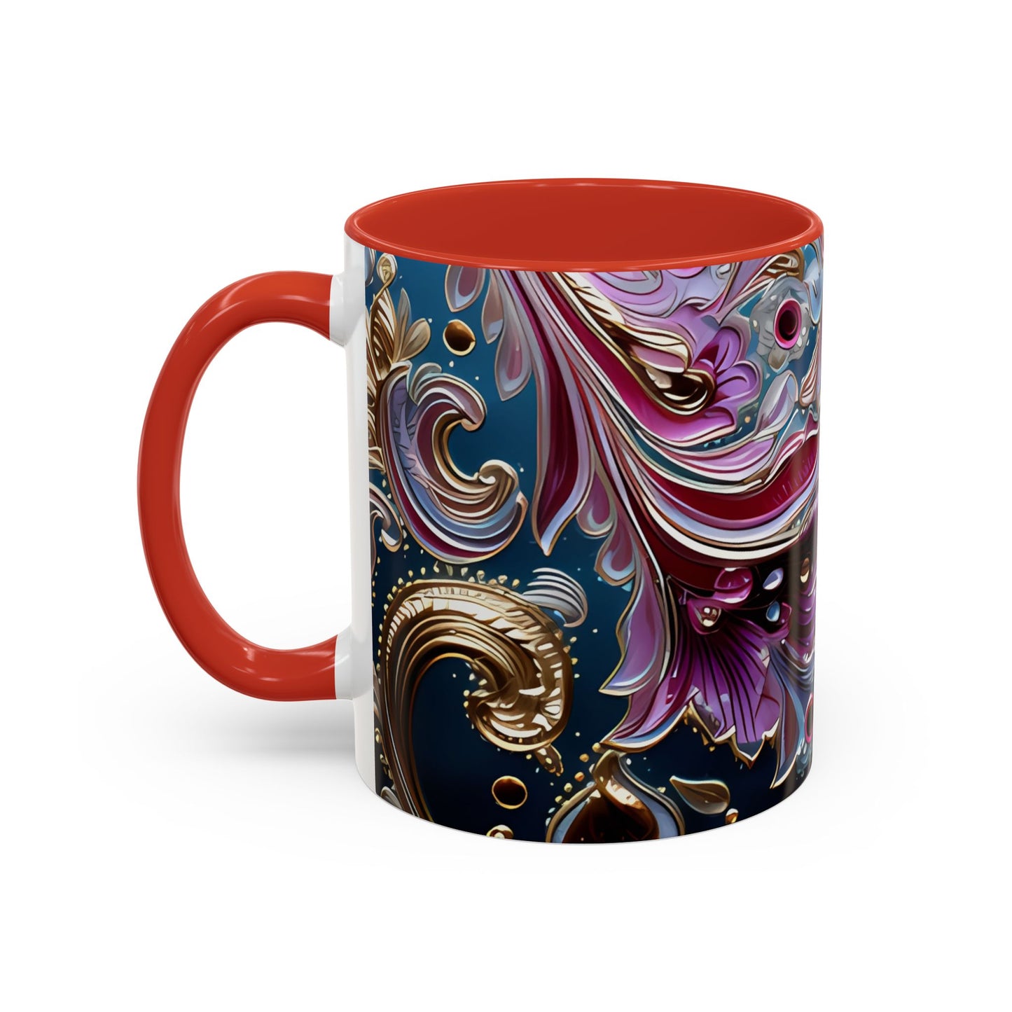 Ceramic coffee mug Ai image printed Hot beverage casual soup cup keeps the pride of Caffine alive with a morning cup of coffee Ai style 11oz