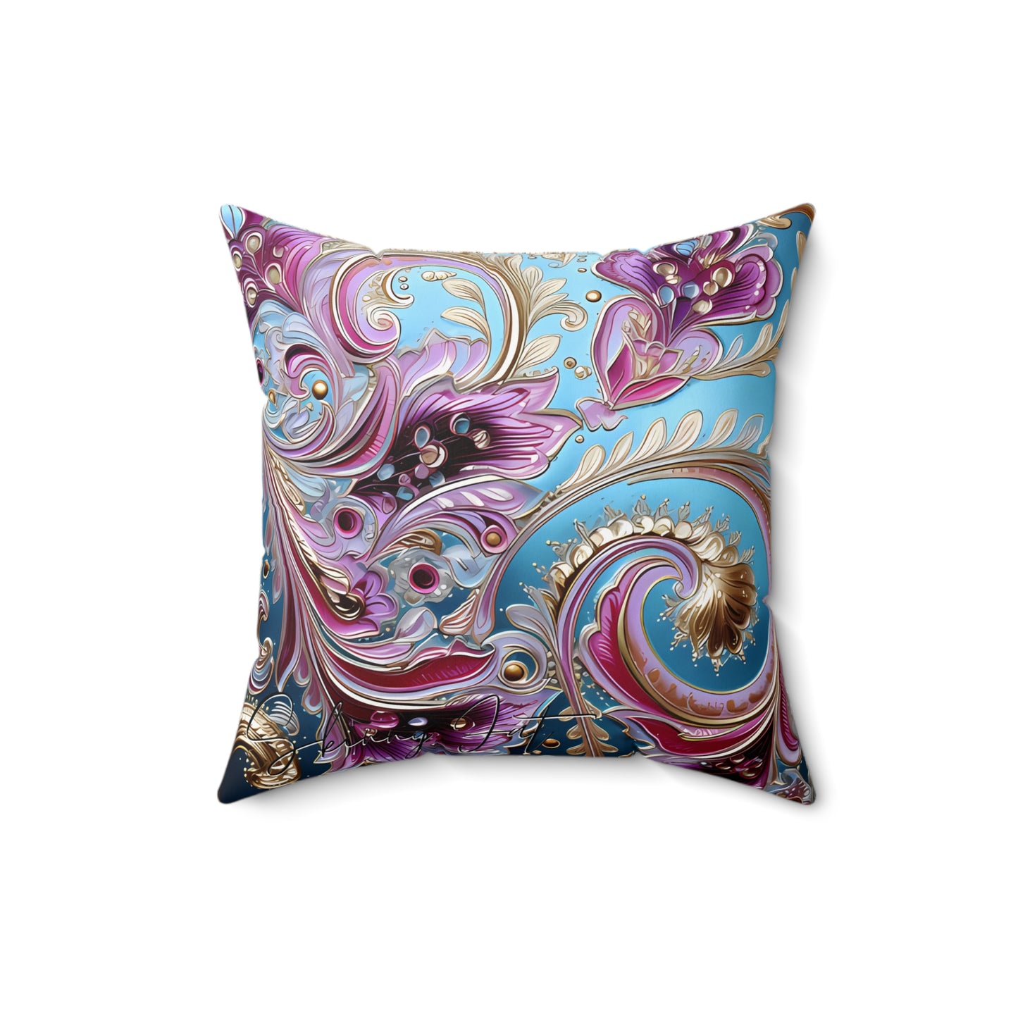 Spun Polyester Square Pillow with Stunning Graphics Innovative Comfort Artificial Intelligence in Every Thread gift for everyone