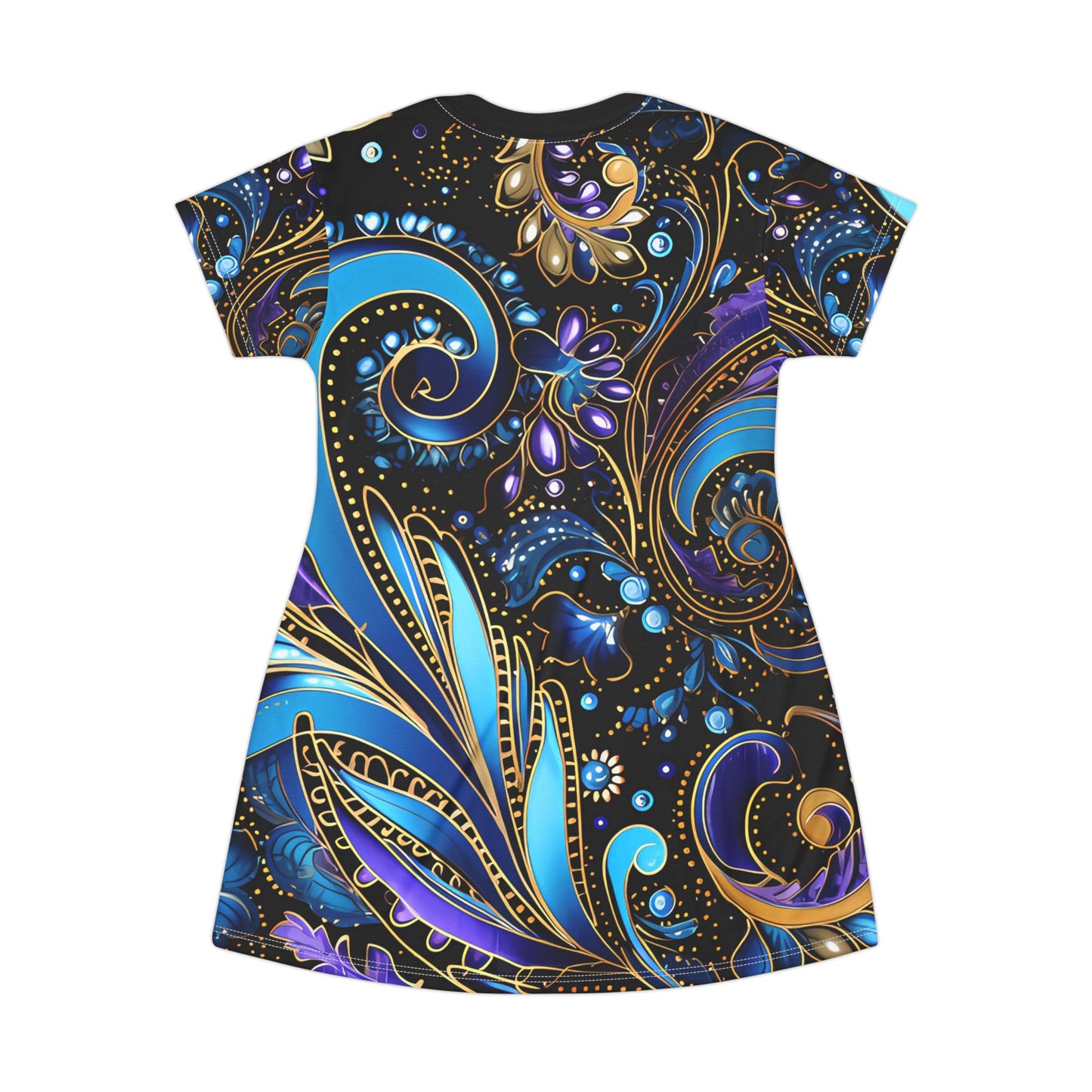 Spring dress T comfortable breathable paisley regal design leisure wear Spring T love of butterflies spring Feminine wear casual womens wear