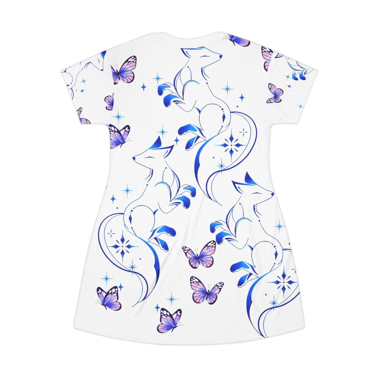 Spring dress T comfortable breathable butterfly design leisure wear Spring T love of butterflies spring Feminine wear casual women's wear