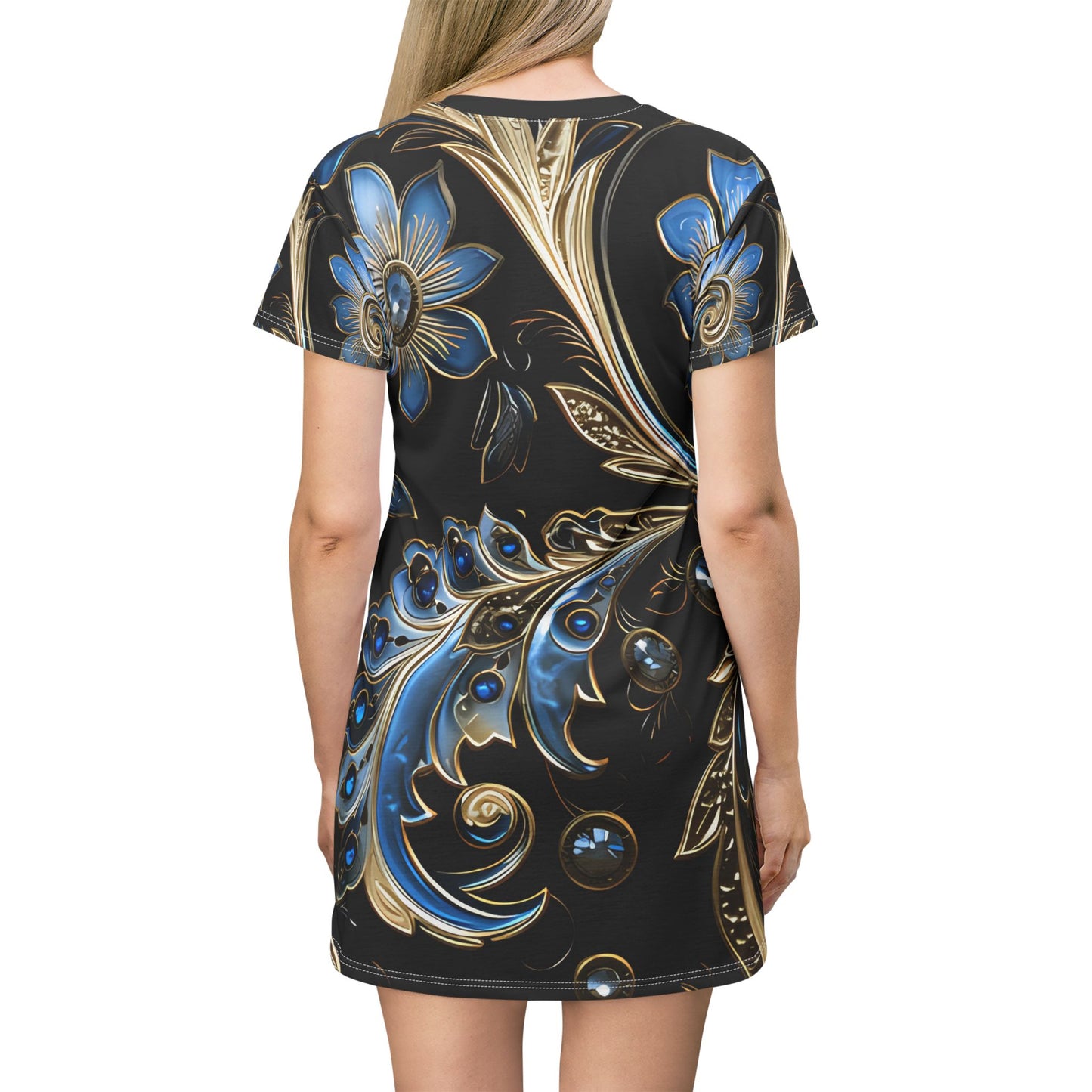 Spring dress T comfortable breathable paisley regal design leisure wear Spring T love of butterflies spring Feminine wear casual womens wear