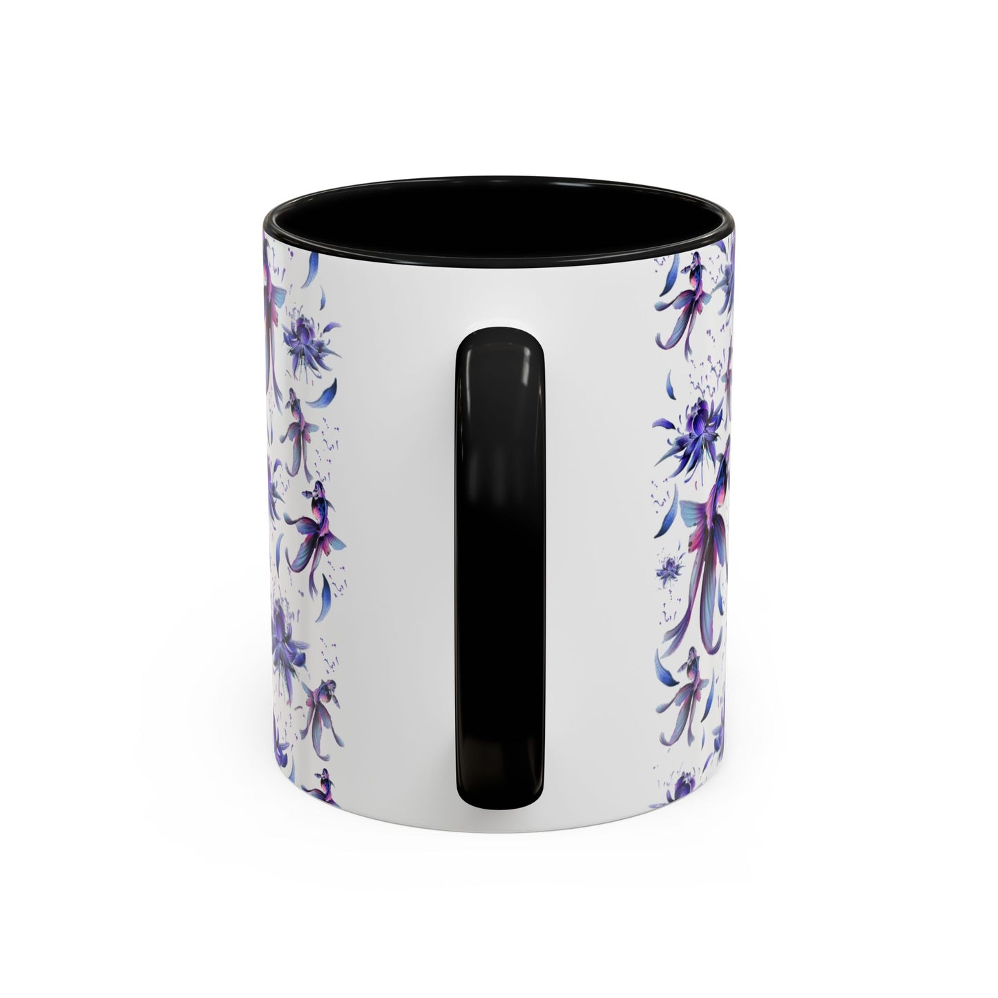 Flower print ceramic coffee mug Hot beverage casual soup mug keep the street life alive with a morning cup of coffee graffiti style