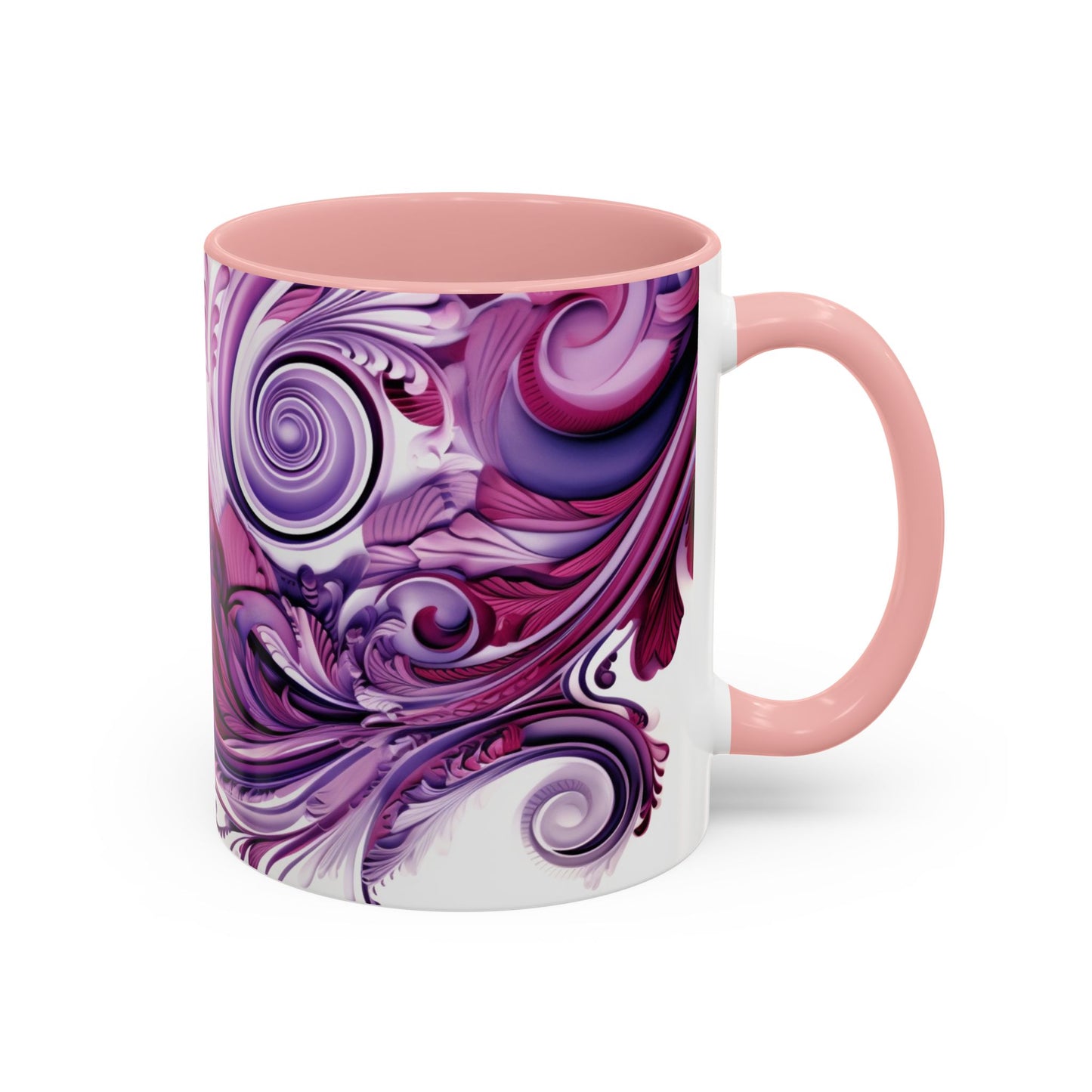 Coffee mug Paisley print ceramic Hot beverage casual soup cup keep the caffeine life alive with a morning drink of coffee regal style