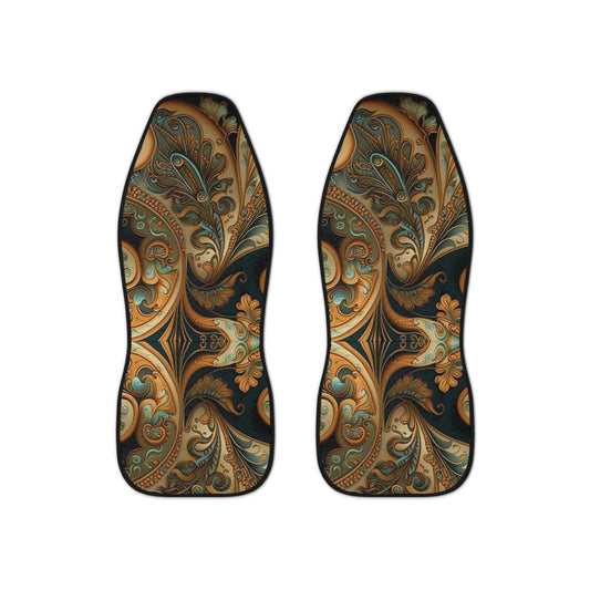 Car Seat Covers with a regal paisley twist Protect your seats with a stylish design made with Ai graphics