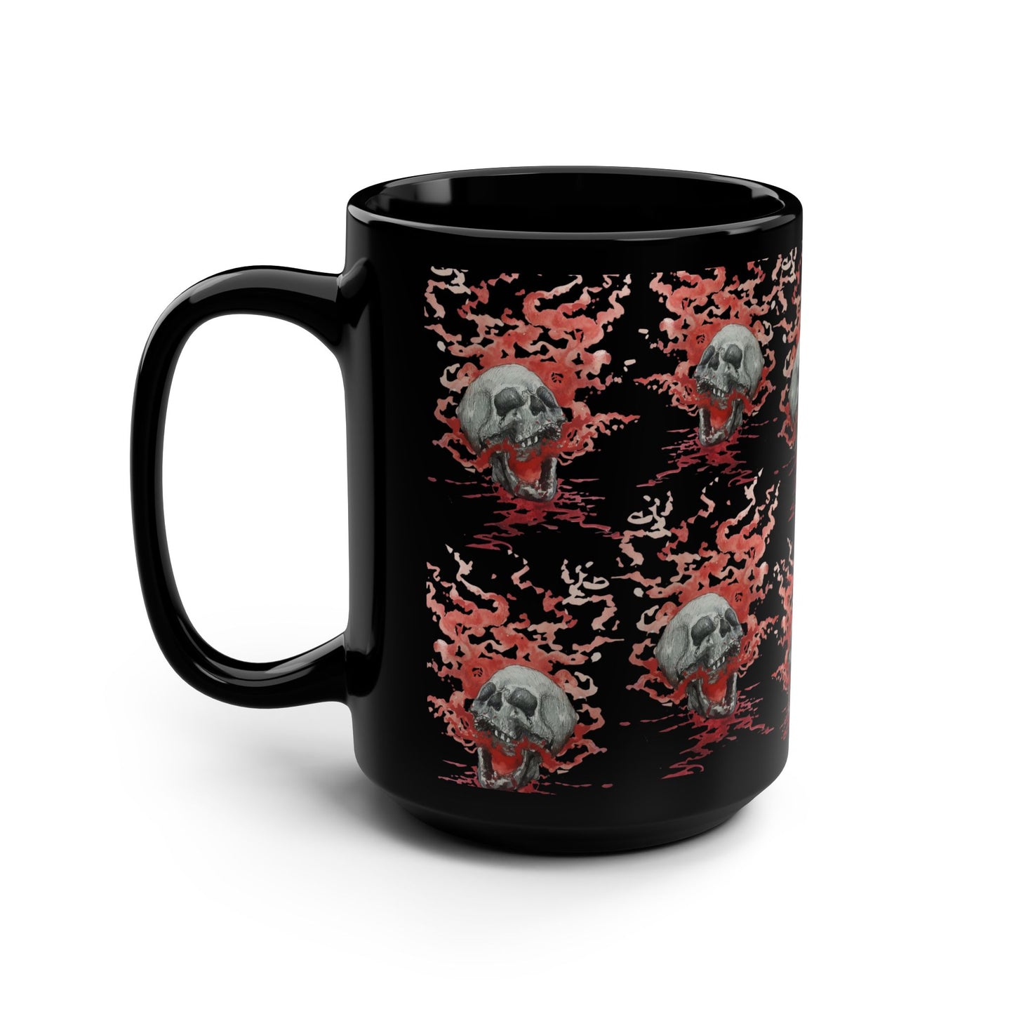 Graffiti print ceramic coffee mug Hot beverage casual soup mug keep the street life alive with a morning cup of coffee graffiti style15oz