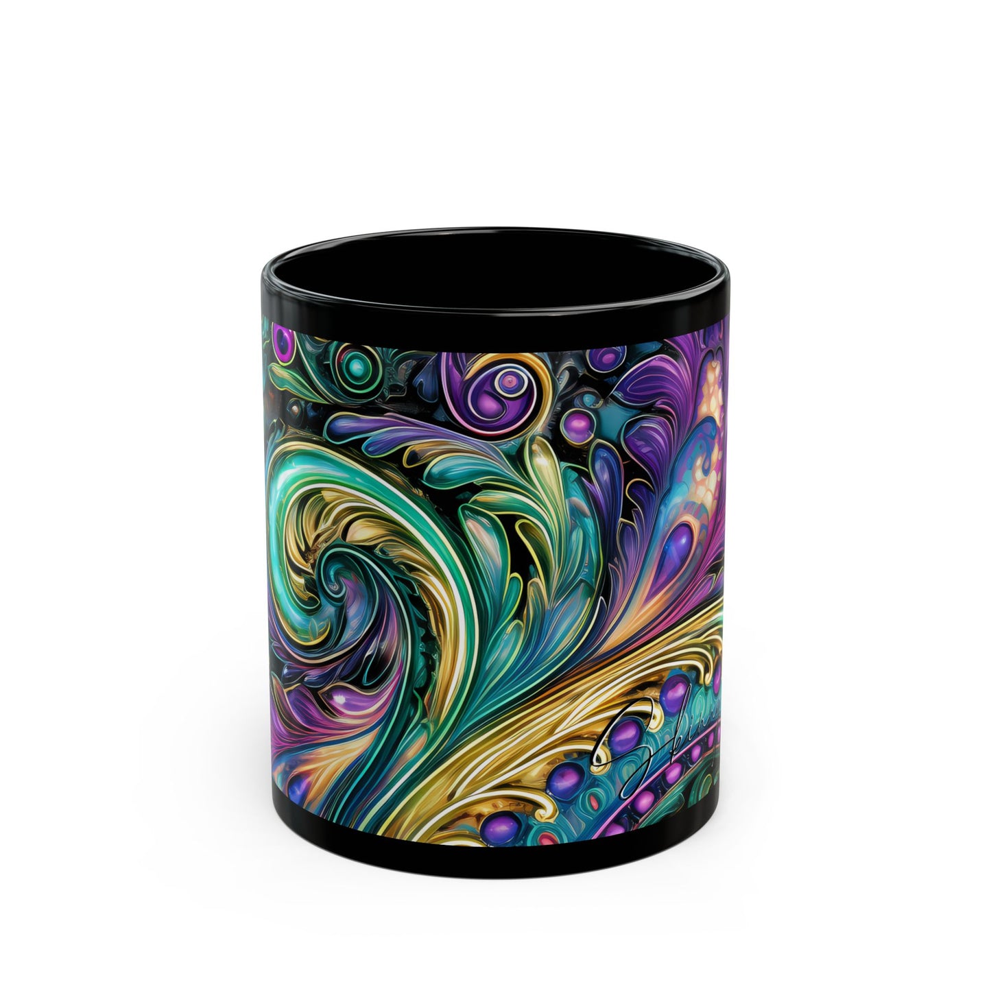 Ceramic coffee mug Ai image printed Hot beverage casual soup cup keeps the pride of Caffine alive with a morning cup of coffee Ai style 11oz