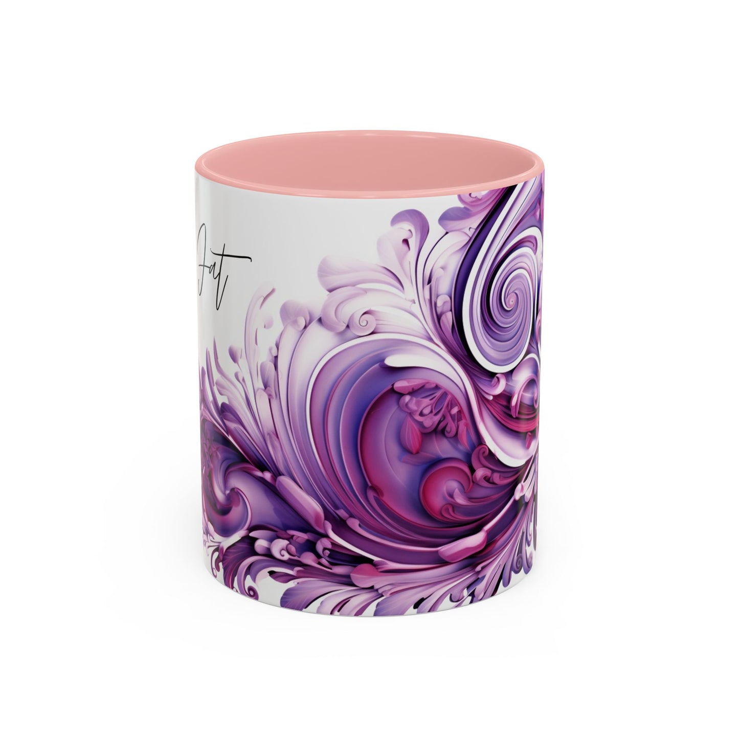 Coffee mug Paisley print ceramic Hot beverage casual soup cup keep the caffeine life alive with a morning drink of coffee regal style 11oz