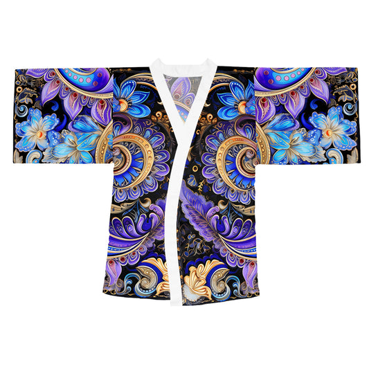 Womens kimono comfortable breathable paisley design leisure wear Spring kimono love of a regal spring Feminine wear casual womens wea