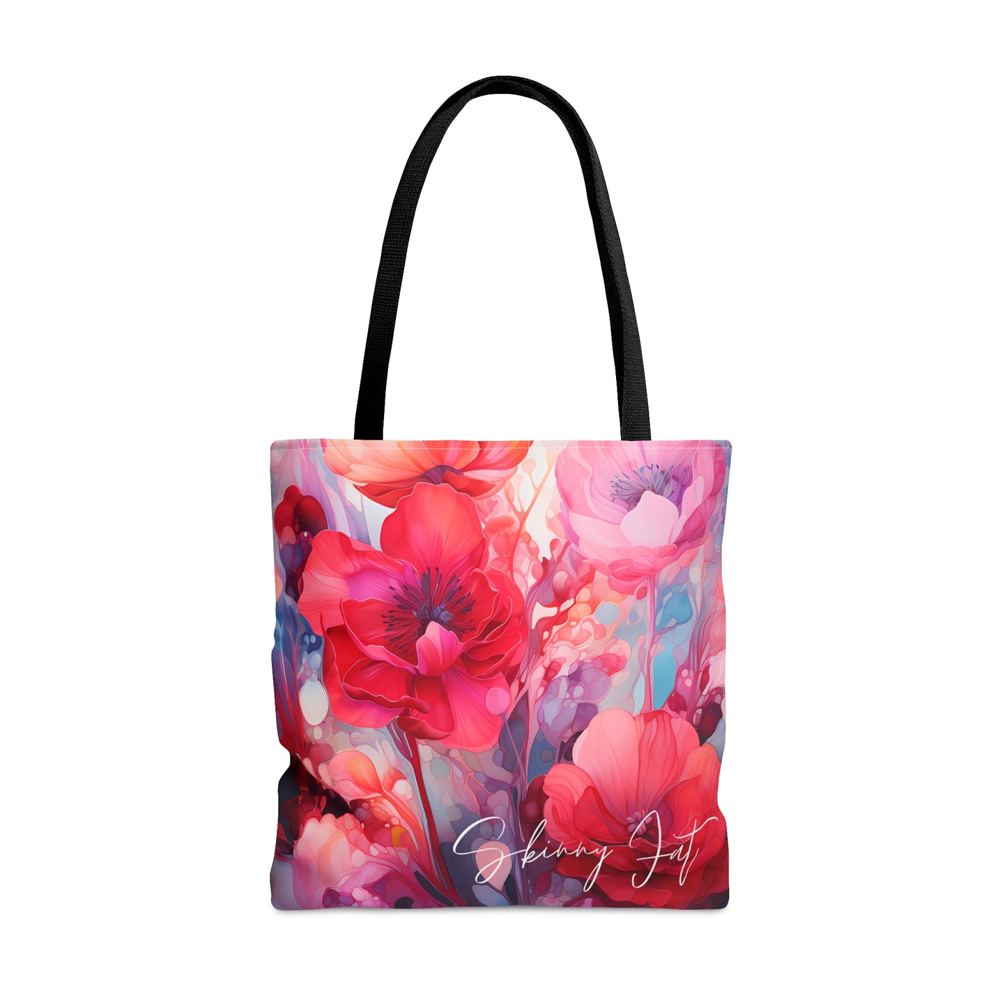 Tote bag for the flower artist lover oil painting inspired Water colour inspired design abstract art tote bag painting tote creative fashion