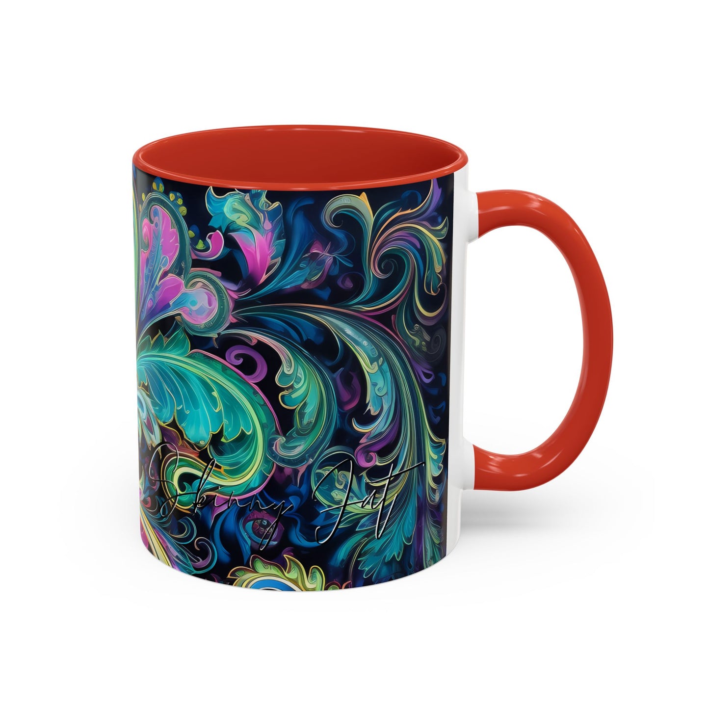 Ceramic coffee mug Ai image printed Hot beverage casual soup cup keeps the pride of Caffine alive with a morning cup of coffee Ai style 11oz