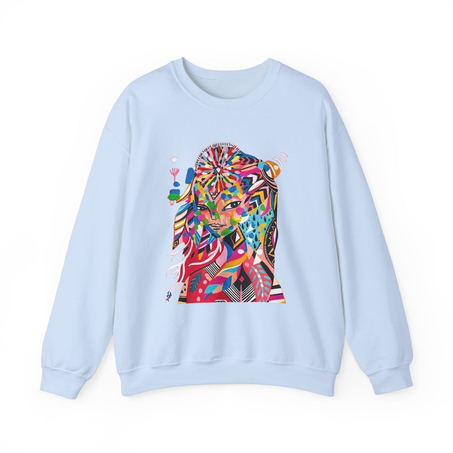 Crewneck Sweatshirt street art as a gift for anyone printed on a fashionable sweater back to school style sweat T