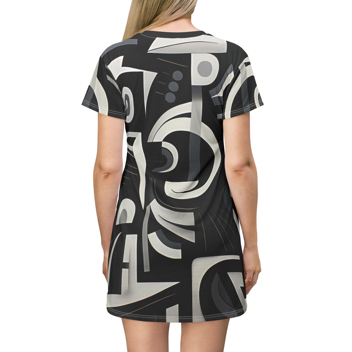 Spring dress T comfortable breathable abstract art design leisure wear Spring T love of butterflies spring Feminine wear casual womens wear