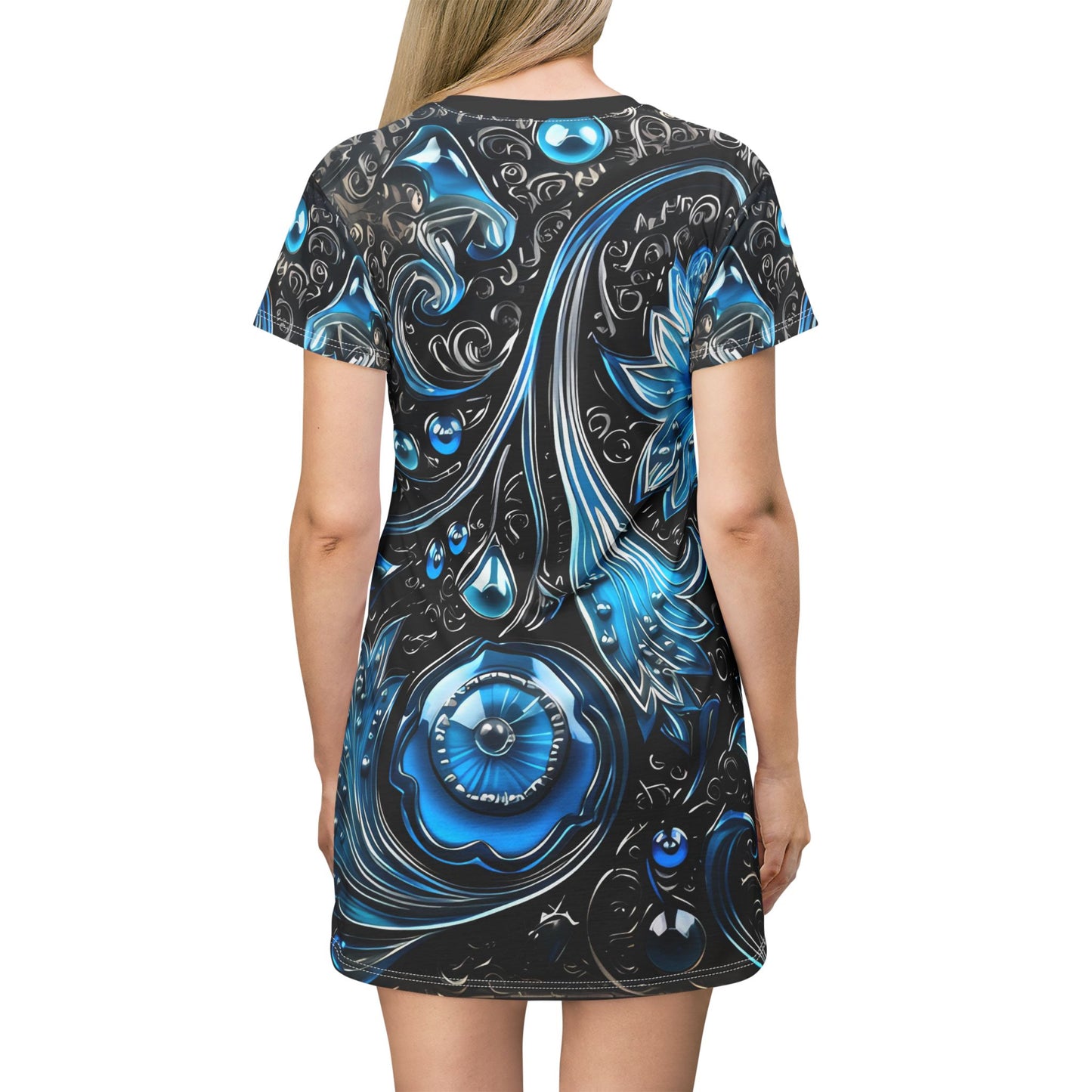 Dress T pjamas comfortable breathable paisley regal design leisure wear Spring T love of butterflies spring Feminine wear casual womens wear