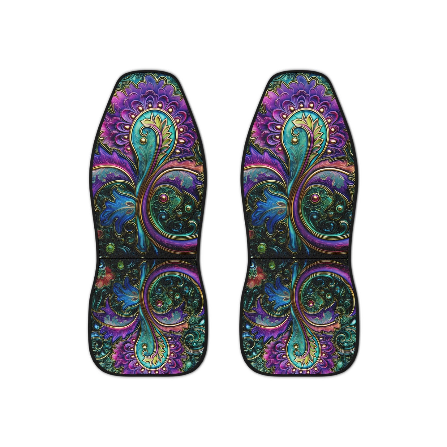 Car Seat Covers with a regal paisley twist Protect your seats with a stylish design made with Ai graphics