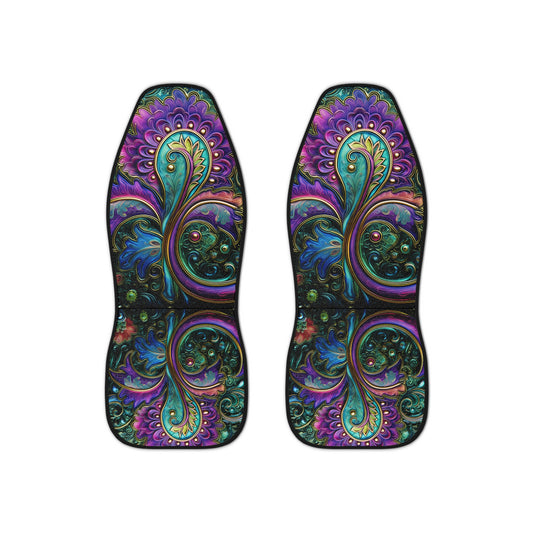 Car Seat Covers with a regal paisley twist Protect your seats with a stylish design made with Ai graphics