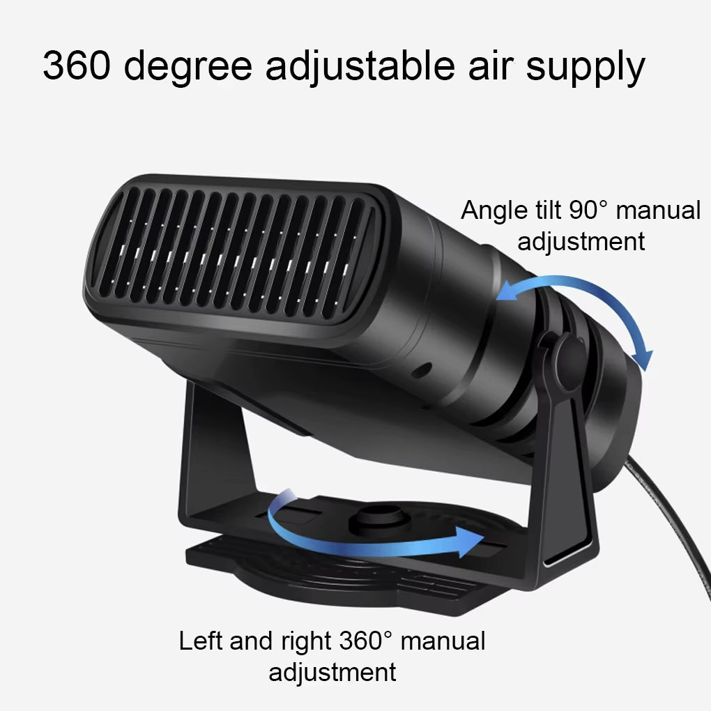 Heating Fan Car Heater Windshield Defogger Long-Lasting Handily Install Vehicle Accessories Window Defrost 24V