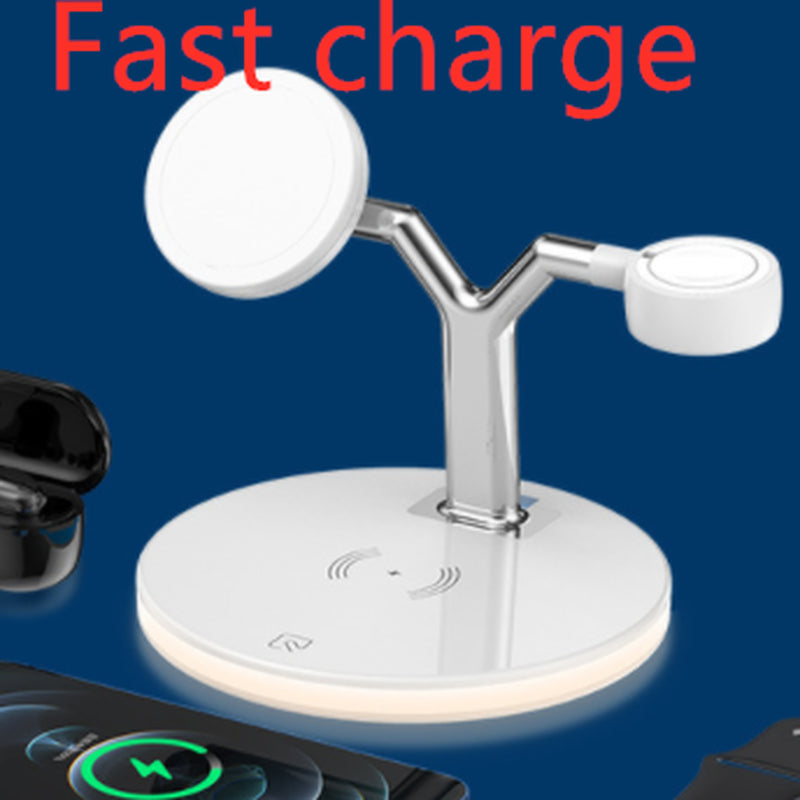 Compatible with Apple, 3 in 1 Magnetic Wireless Charger 15W Fast Charging Station for Magsafe Chargers